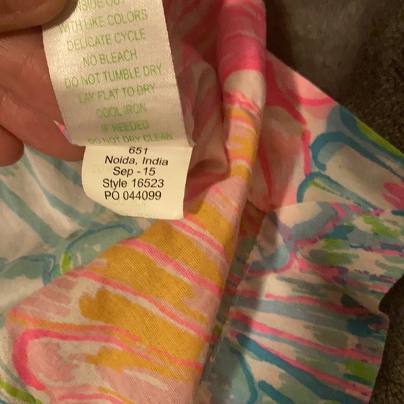 💕Host Pick 💕Lilly Pulitzer Amelia island tunic oh shello - Picture 4 of 4